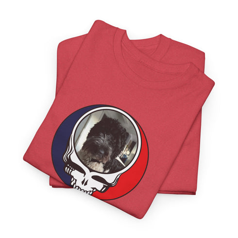 Custom Dog Stealie Unisex Grateful Dead T-Shirt (120)