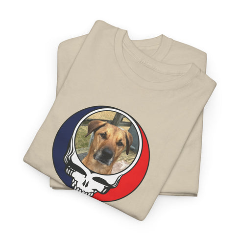 Custom Dog Stealie Unisex Grateful Dead T-Shirt (65)