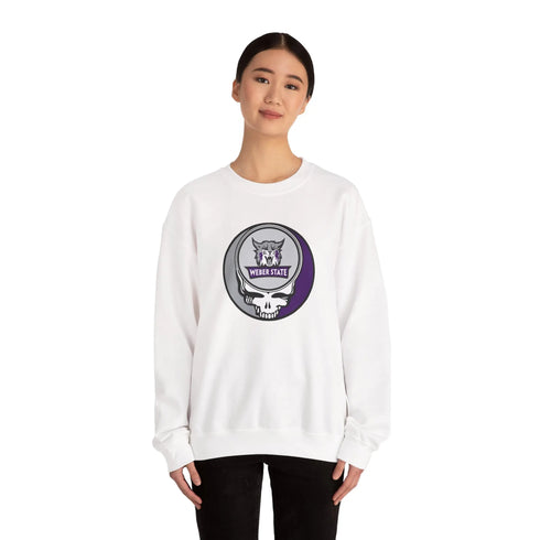 Grateful Dead - Weber State University Stealie Crewneck Sweatshirt - StealieShop