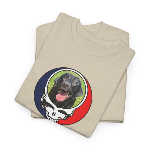 Custom Dog Stealie Unisex Grateful Dead T-Shirt (141)