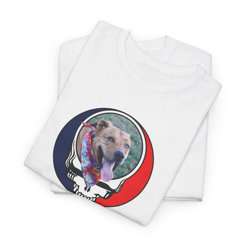 Custom Dog Stealie Unisex Grateful Dead T-Shirt (70)