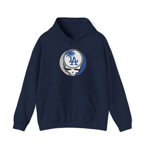 Grateful Dead - Los Angeles Dodgers Grateful Dead Unisex Heavy Blend Hoodie - StealieShop