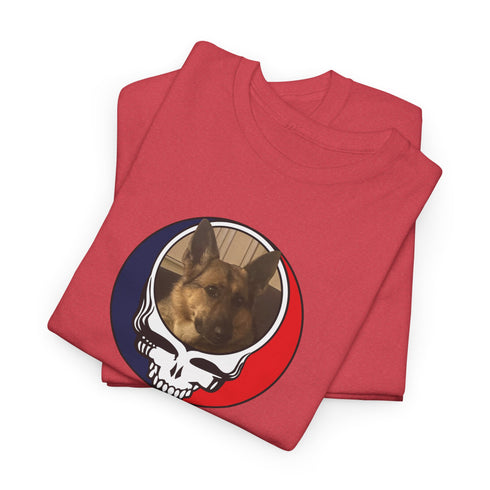 Custom Dog Stealie Unisex Grateful Dead T-Shirt (109)