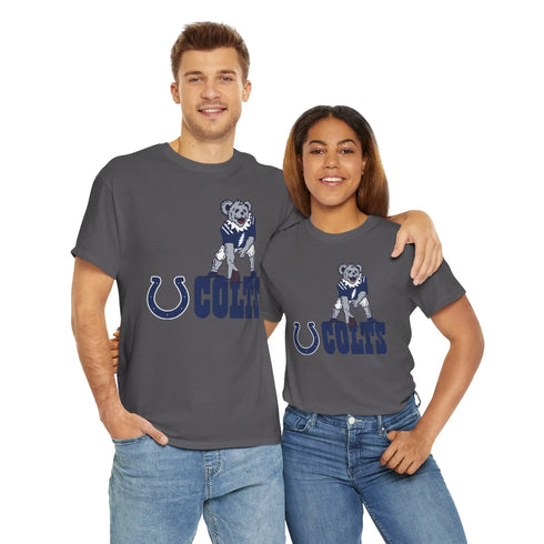 Indianapolis Colts Dancing Bear Grateful Dead T-Shirt - NFL - StealieShop
