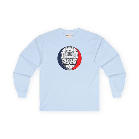 Rebel Railroad Grateful Dead Long Sleeve Tee StealieShop