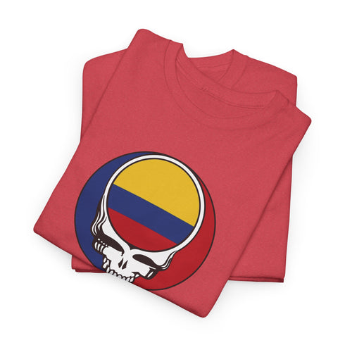 Colombia Flag Stealie Unisex Grateful Dead T-Shirt