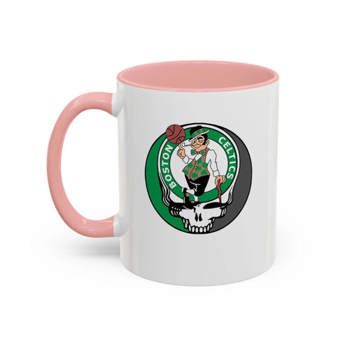 Boston Celtics Grateful Dead Stealie Coffee Mug StealieShop