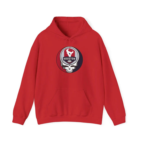 Grateful Dead - Houston Texans Stealie Grateful Dead Hooded Sweatshirt - NFL - StealieShop