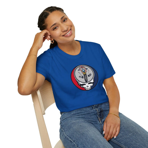 Grateful Dead - Psychle Sam Stealie Grateful Dead T-Shirt - StealieShop