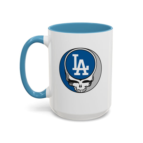 Grateful Dead - The Ballpark Collection: Los Angeles Baseball Edition Grateful Dead Stealie Coffee Mug - StealieShop