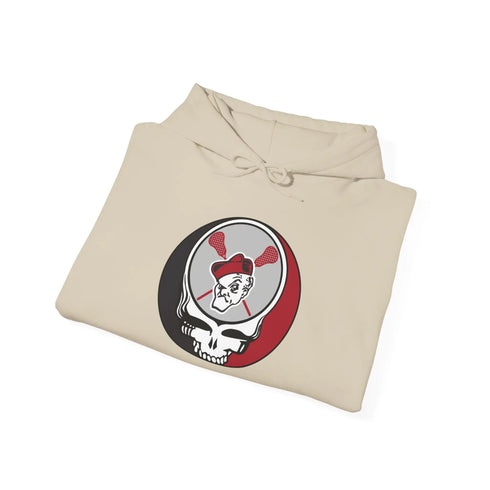 Grateful Dead - Ohio Wesleyan Lacrosse Stealie Two-Sided Unisex Heavy Blend Hoodie - StealieShop