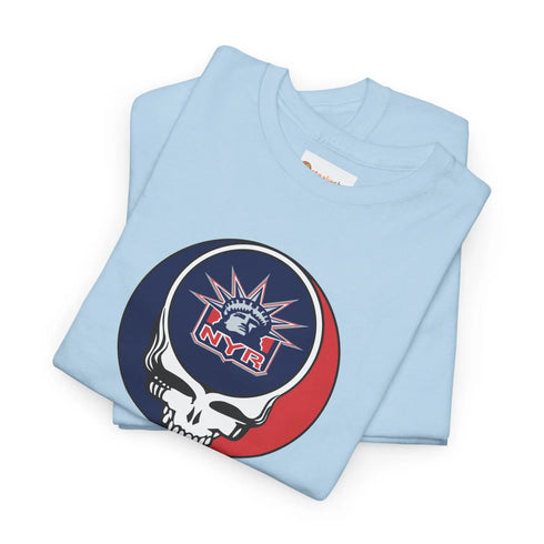 Grateful Dead - New York Rangers Grateful Dead Steal Your Face T-Shirt - NHL - StealieShop