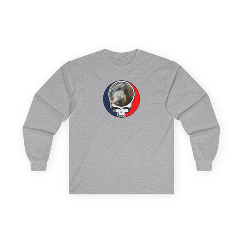 Custom Dog Stealie Grateful Dead Long Sleeve Tee (153)