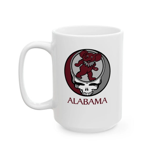 Grateful Dead - Alabama Stealie Ceramic Coffee Mug - StealieShop