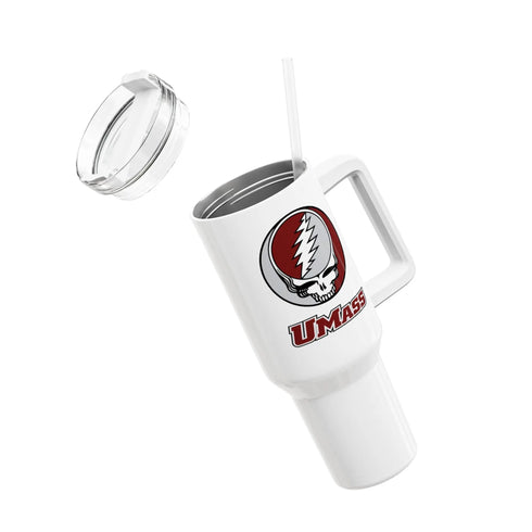 Grateful Dead - UMASS Stealie "Fat Man" Tumbler, Double Insulated 40oz Travel Mug - StealieShop