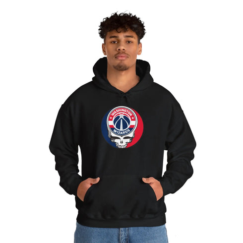 Washington Wizards Grateful Dead Steal Your Face Unisex Hoodie - NBA StealieShop