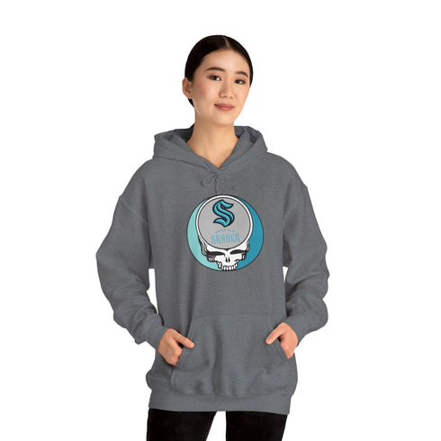 Seattle Kraken Grateful Dead Unisex Heavy Blend Hoodie StealieShop