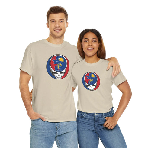 Kansas Jayhawks University Grateful Dead T-Shirt StealieShop