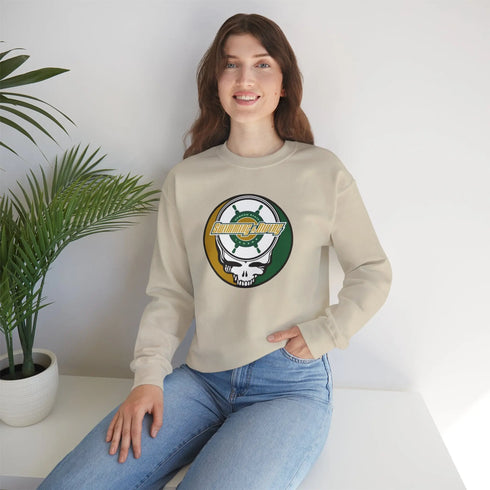 Grateful Dead - Oswego State Swim and Dive Team Stealie Crewneck Sweatshirt - StealieShop
