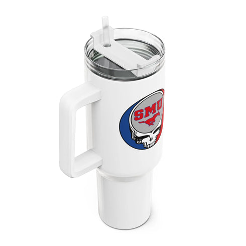 Grateful Dead - Southern Methodist University Stealie "Fat Man" Tumbler, Double Insulated 40oz Travel Mug - StealieShop