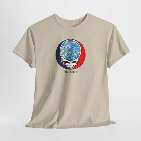 Ride Tahoe Trail Map Stealie Grateful Dead T-Shirt