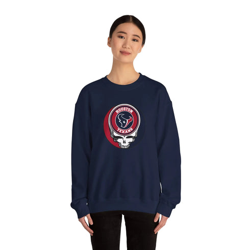 Grateful Dead - Copy of Cleveland Browns Grateful Dead Stealie Crewneck Sweatshirt - StealieShop