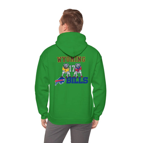 Buffalo Bills x Wyoming Cowboys Dancing Bear Unisex Hoodie StealieShop