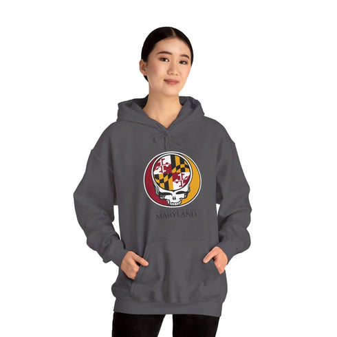 University of Maryland Grateful Dead Unisex Heavy Blend Hoodie StealieShop