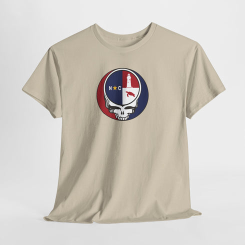 North Carolina "Unofficial" State Flag Stealie Grateful Dead T-Shirt