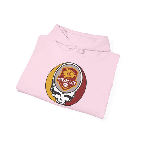 Grateful Dead - Kansas City Chiefs Stealie Grateful Dead Hooded Sweatshirt - NFL - StealieShop