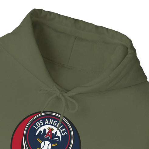 Grateful Dead - Los Angeles Angels Grateful Dead Unisex Heavy Blend Hoodie - Hooded Sweatshirt - StealieShop