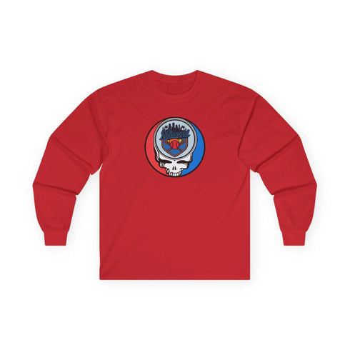 Grateful Dead - Miami Marlins Classic Stealie Long Sleeve Tee - MLB - StealieShop