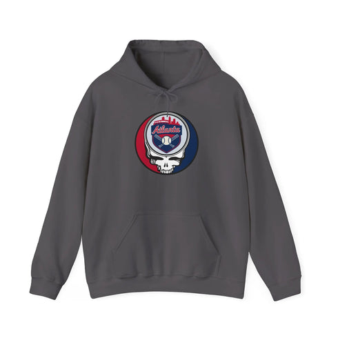 Grateful Dead - Atlanta Braves Grateful Dead Unisex Heavy Blend Hoodie - Hooded Sweatshirt - StealieShop