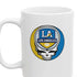 Grateful Dead - The Gridiron Collection: Los Angeles Chargers Stealie Ceramic Coffee Mug - NFL - StealieShop