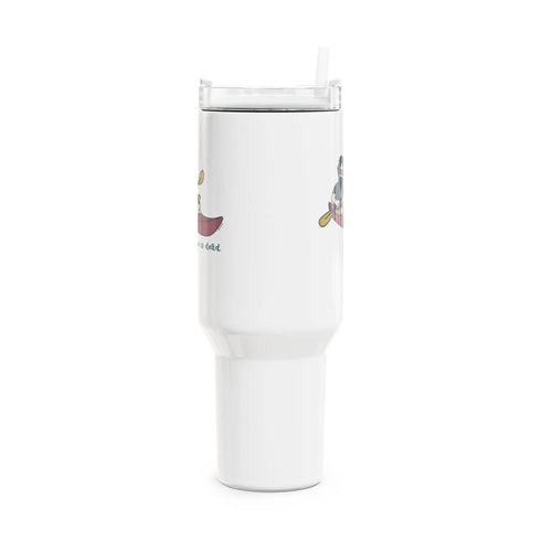 Grateful Dead - Kayakin' Jerry - Life is dead. "Fat Man" Tumbler, Double Insulated 40oz Travel Mug - StealieShop