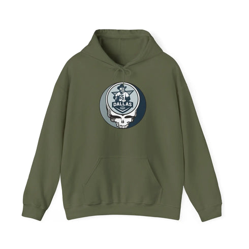 Grateful Dead - Dallas Cowboys Stealie Grateful Dead Hooded Sweatshirt - NFL - StealieShop