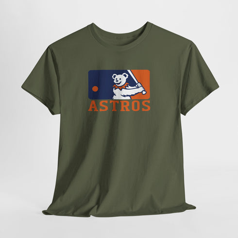 Houston Astros Original Dancing Bear MLB Grateful Dead T-Shirt