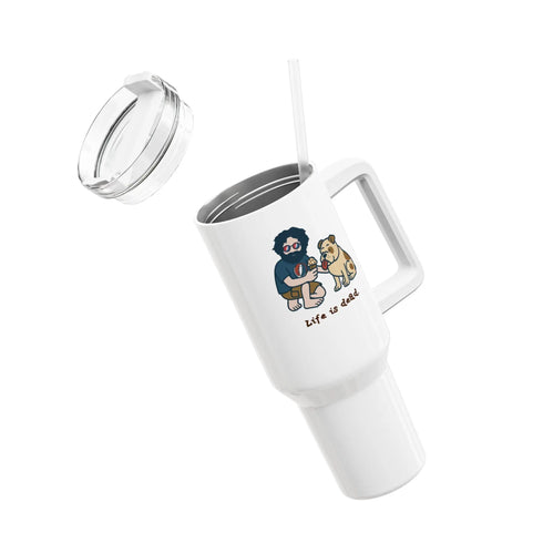 Grateful Dead - Jerry and Frank are Sharin' "Fat Man" Tumbler, Double Insulated 40oz Travel Mug - StealieShop