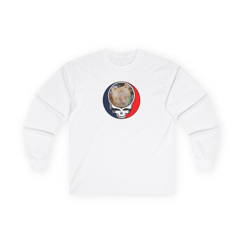Custom Cat Stealie Grateful Dead Long Sleeve Tee (56)