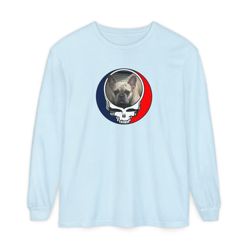 Custom Dog Garment-Dyed Long Sleeve T-Shirt (59)
