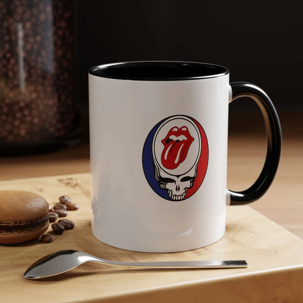 Grateful Dead x Rolling Stones Stealie Coffee Mug (11oz or 15oz) - StealieShop