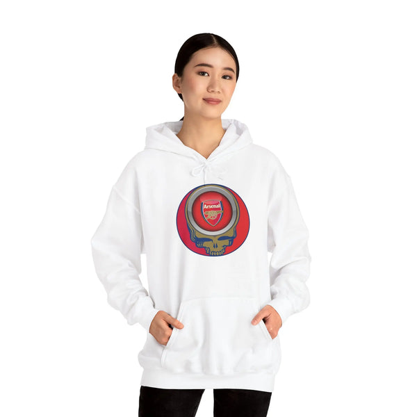 Arsenal Grateful Dead Steal Your Face Unisex Hoodie StealieShop