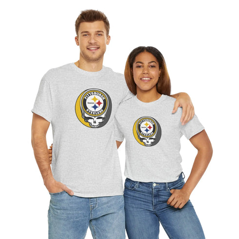 Pittsburgh Steelers Grateful Dead Steal Your Face T-Shirt StealieShop