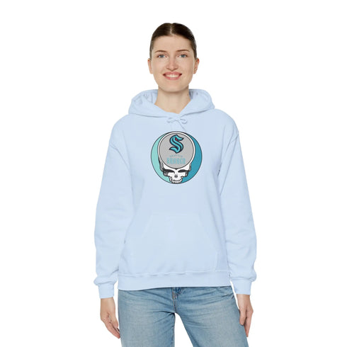 Seattle Kraken Grateful Dead Unisex Heavy Blend Hoodie StealieShop