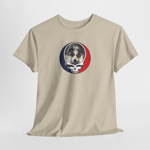 Custom Dog Stealie Unisex Grateful Dead T-Shirt (139)