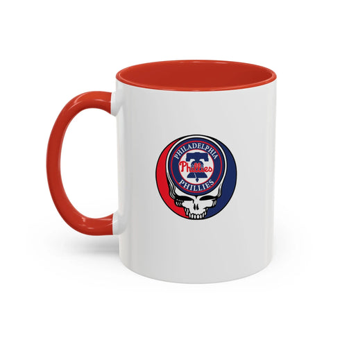 Philadelphia Phillies Grateful Dead Stealie Coffee Mug (11oz or 15oz) - StealieShop