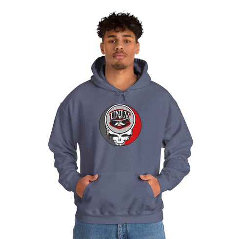 UNLV Grateful Dead Unisex Heavy Blend Hoodie - Hooded Sweatshirt - StealieShop