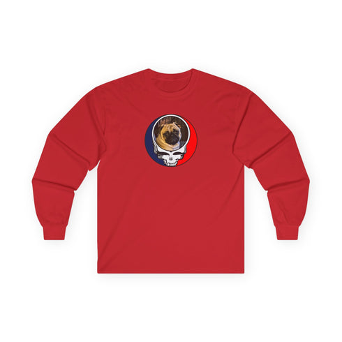 Custom Dog Stealie Grateful Dead Long Sleeve Tee (91)