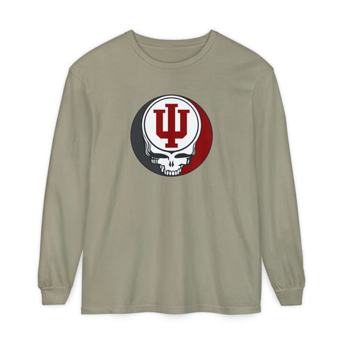 Indiana University Unisex Garment-Dyed Long Sleeve T-Shirt