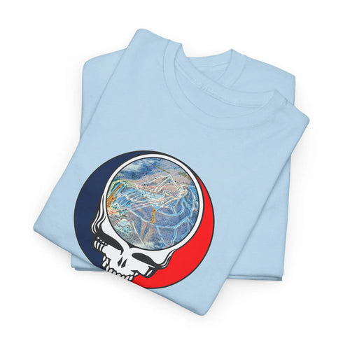 Hunter Mountain Trail Map Stealie Grateful Dead T-Shirt